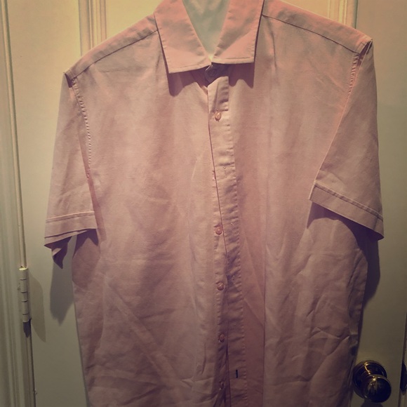 Neiman Marcus Other - Short sleeve cotton/linen shirt